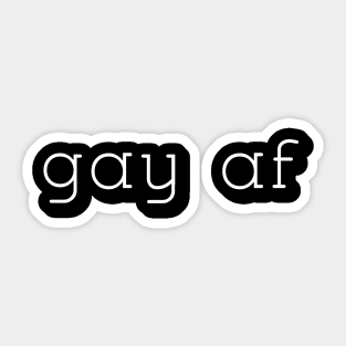 gay af Sticker